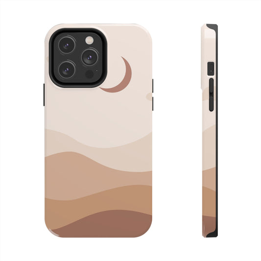 Phone Case - Aesthetic moon on the sand dunes